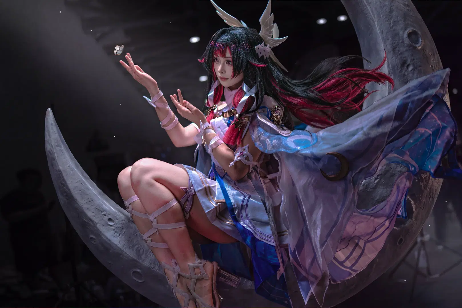 【哥伦比娅cos】原神少女的月下独舞 - 晓筱邶北 - 第2张