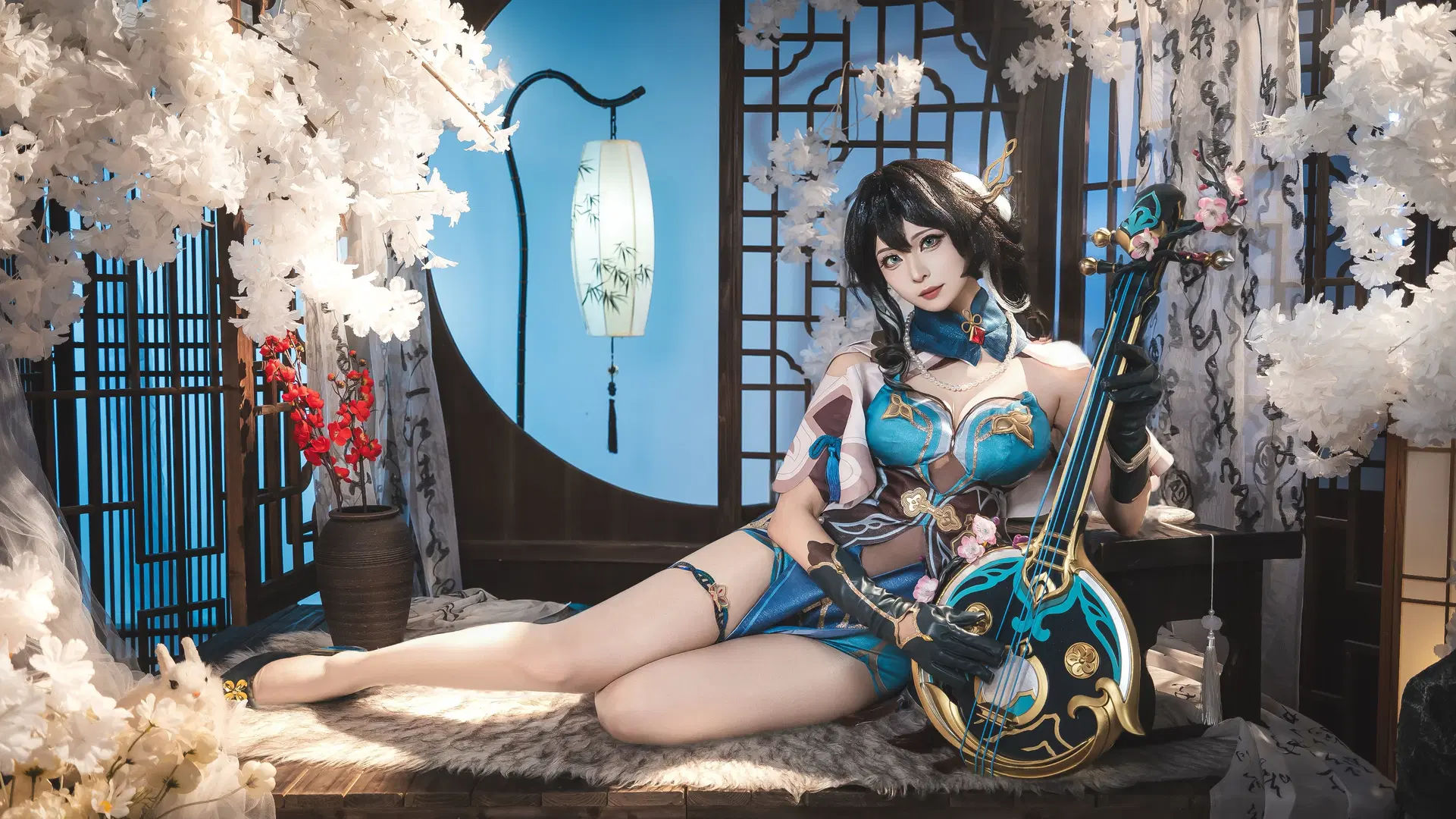 【ルアン・メェイ コスプレ】『崩壊：スターレイル』幽玄なる古典の楽師 - 晓筱邶北 - 2枚目