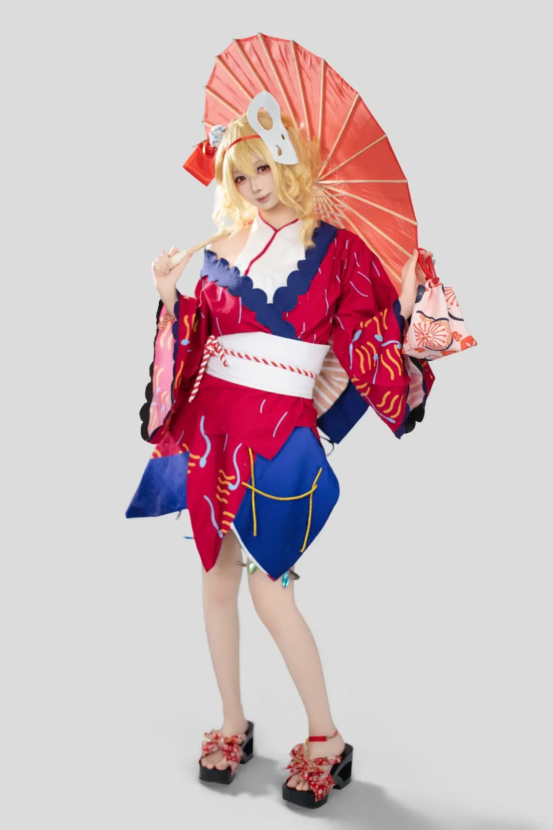 【芙兰朵露cos】东方project红蓝和服的拍摄动作解析 - 井羊血weru - 第10张