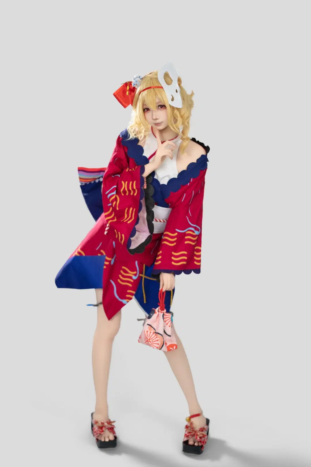 【芙兰朵露cos】东方project红蓝和服的拍摄动作解析 - 井羊血weru - 第12张