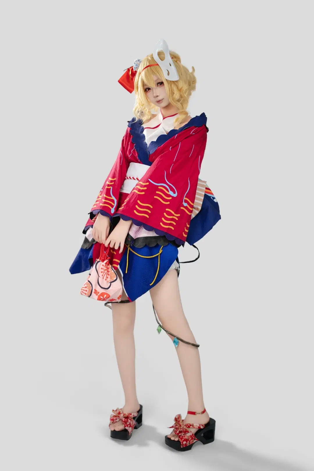 【芙兰朵露cos】东方project红蓝和服的拍摄动作解析 - 井羊血weru - 第13张