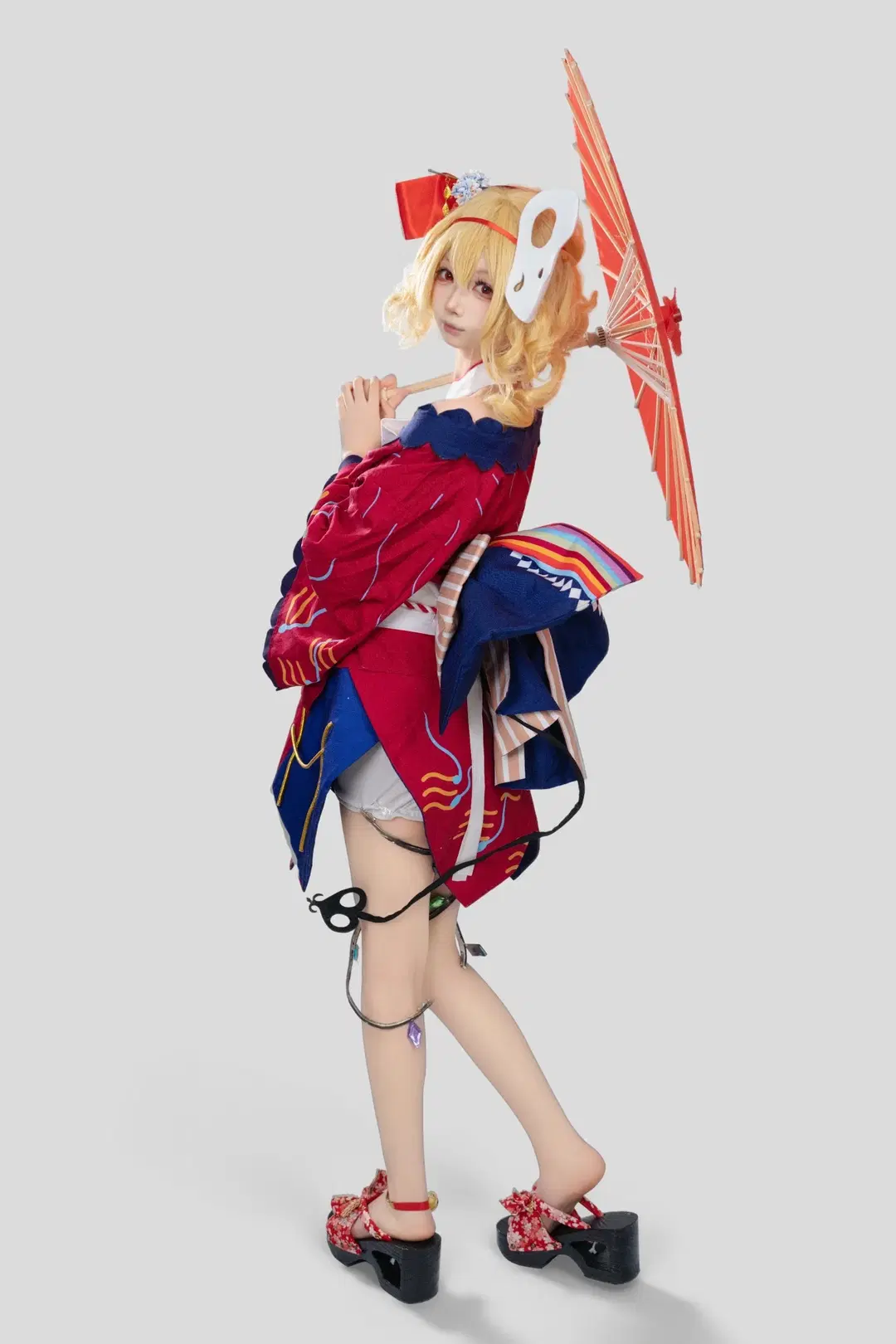 東方Project, ポーズ参考, フランドール・スカーレット コスプレ, 東方Project, 着物コスプレ
