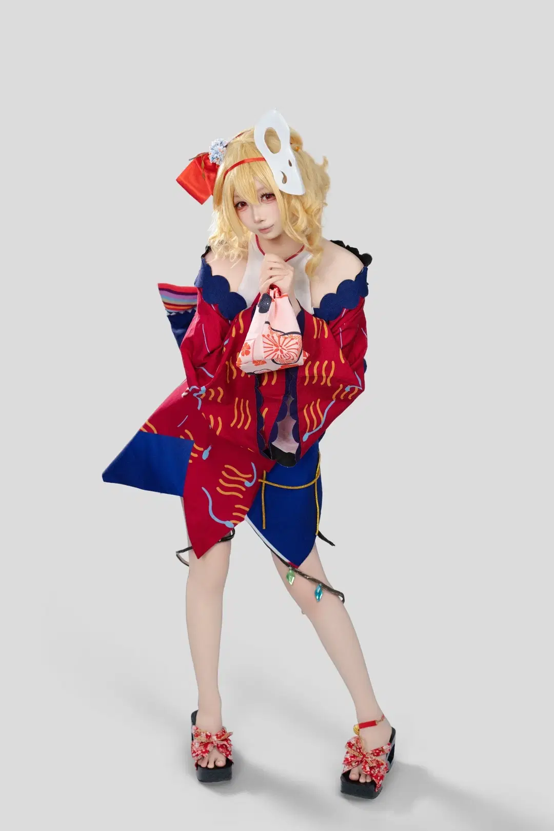 【芙兰朵露cos】东方project红蓝和服的拍摄动作解析 - 井羊血weru - 第5张