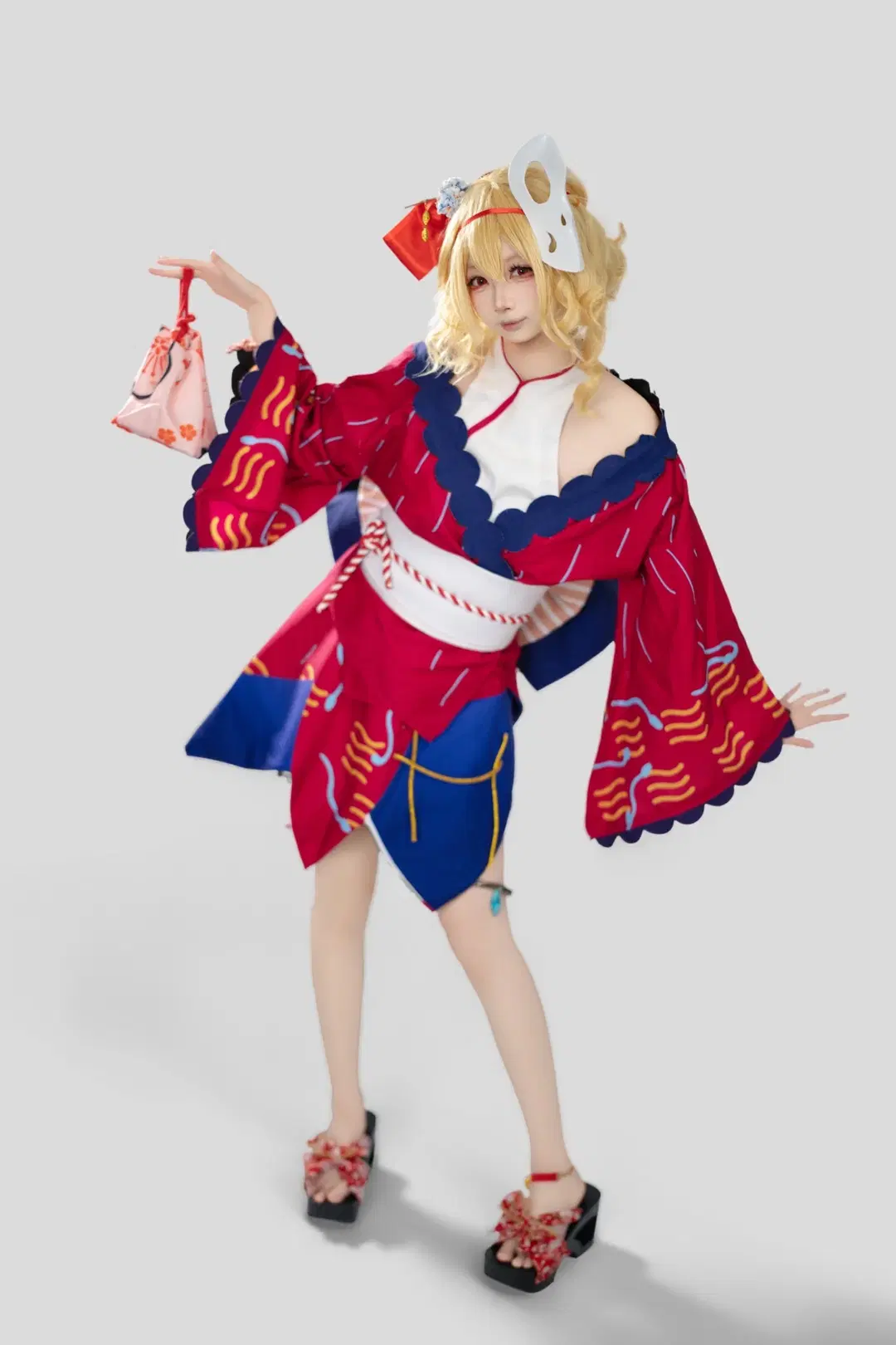 【芙兰朵露cos】东方project红蓝和服的拍摄动作解析 - 井羊血weru - 第6张