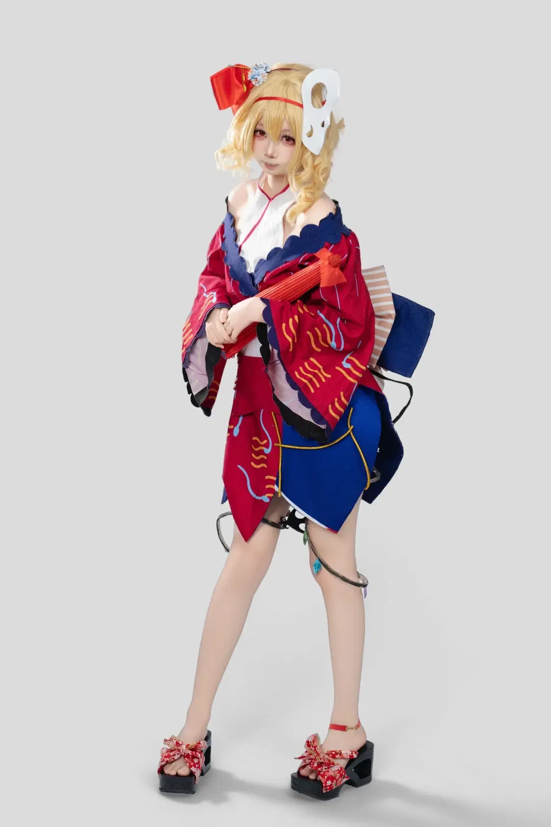【芙兰朵露cos】东方project红蓝和服的拍摄动作解析 - 井羊血weru - 第7张