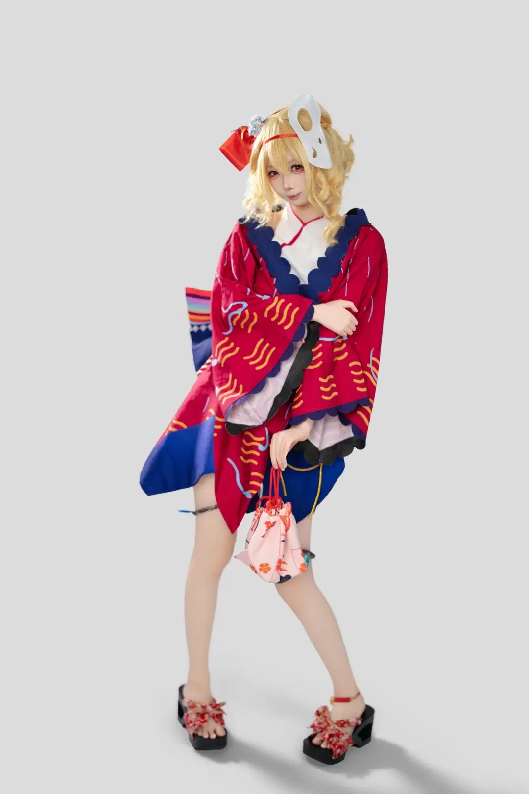 【芙兰朵露cos】东方project红蓝和服的拍摄动作解析 - 井羊血weru - 第8张