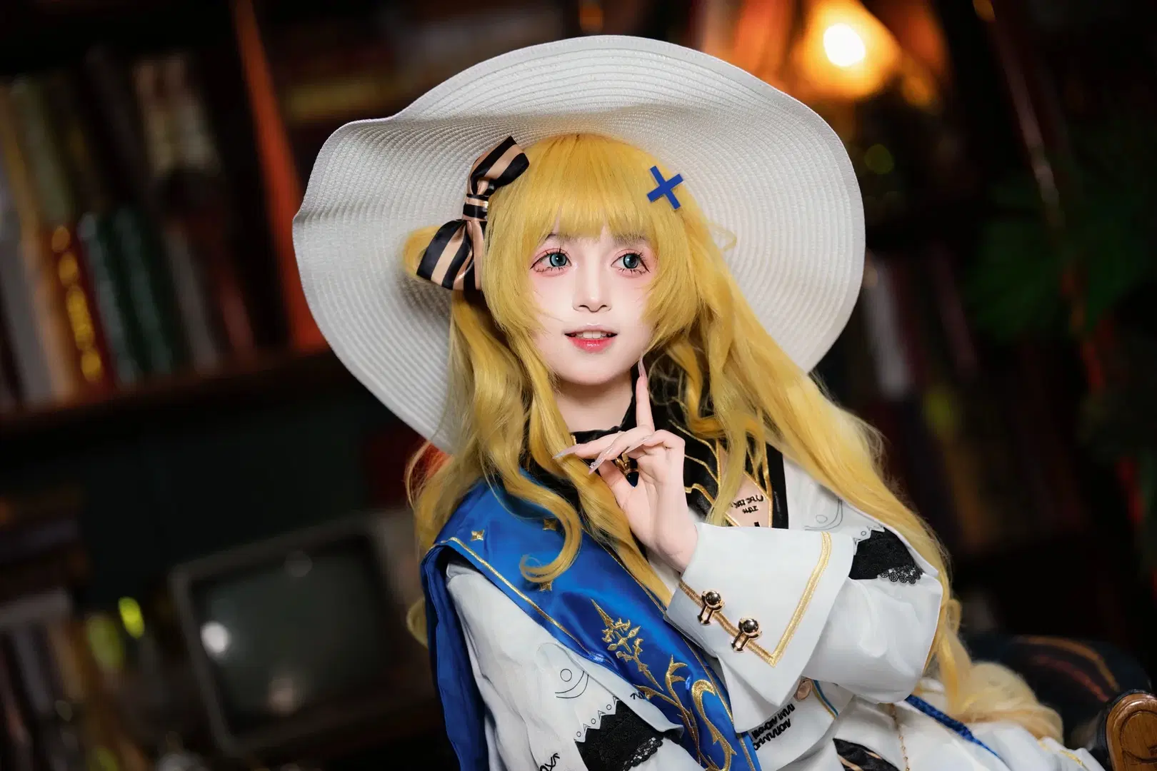 【菲比cos】鳴潮菲比，在成都復古書房等你下棋 - Kanade_cos约拍版 - 第5張