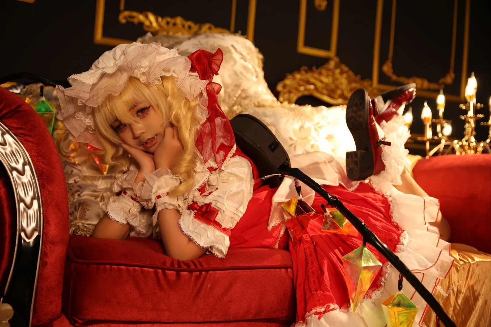 东方Project, 红魔馆, 芙兰朵露cos, 复古洛丽塔, 生日cos - 第4张