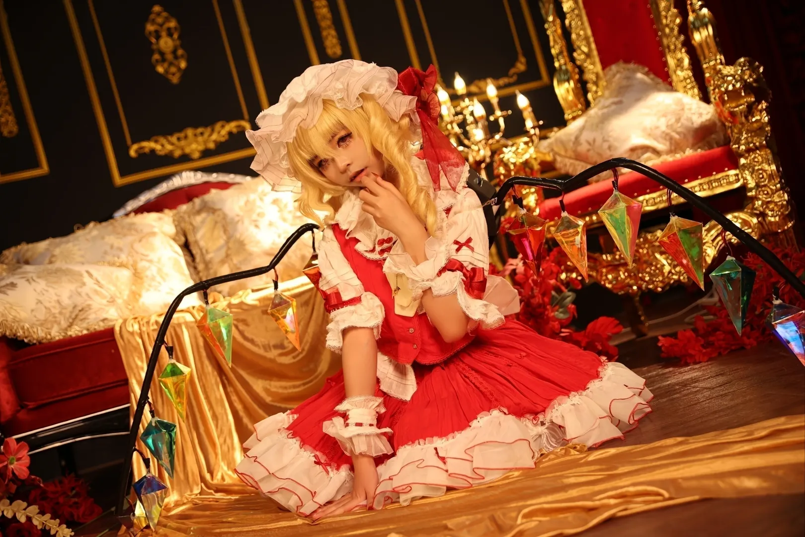 东方Project, 红魔馆, 芙兰朵露cos, 复古洛丽塔, 生日cos - 第7张