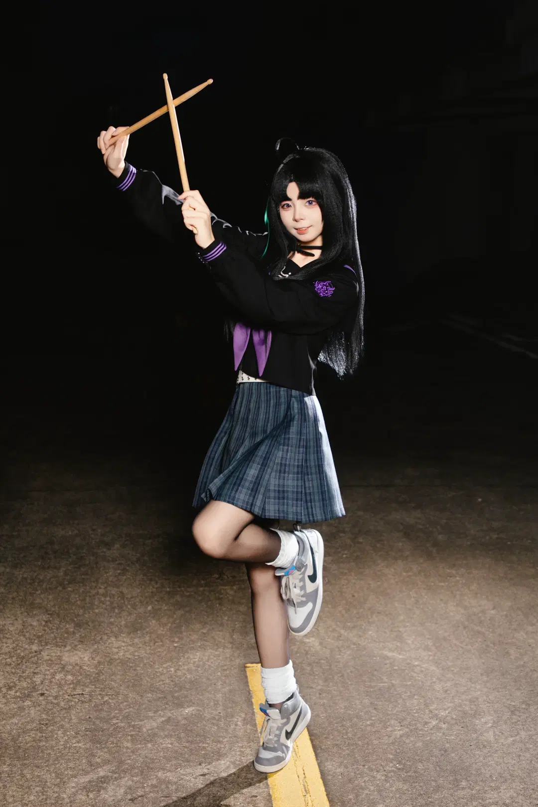 セーラー服, ガールズバンドクライ, 安和すばる コスプレ, ストッキング コスプレ, ゲームオタクのドラマー