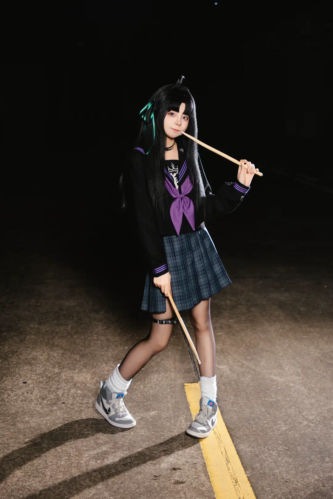 【安和すばる コスプレ】『ガールズバンドクライ』毒舌ゲームオタクのドラマーによるセーラー服スタイル - 炭烤纤纤子qvq - 2枚目