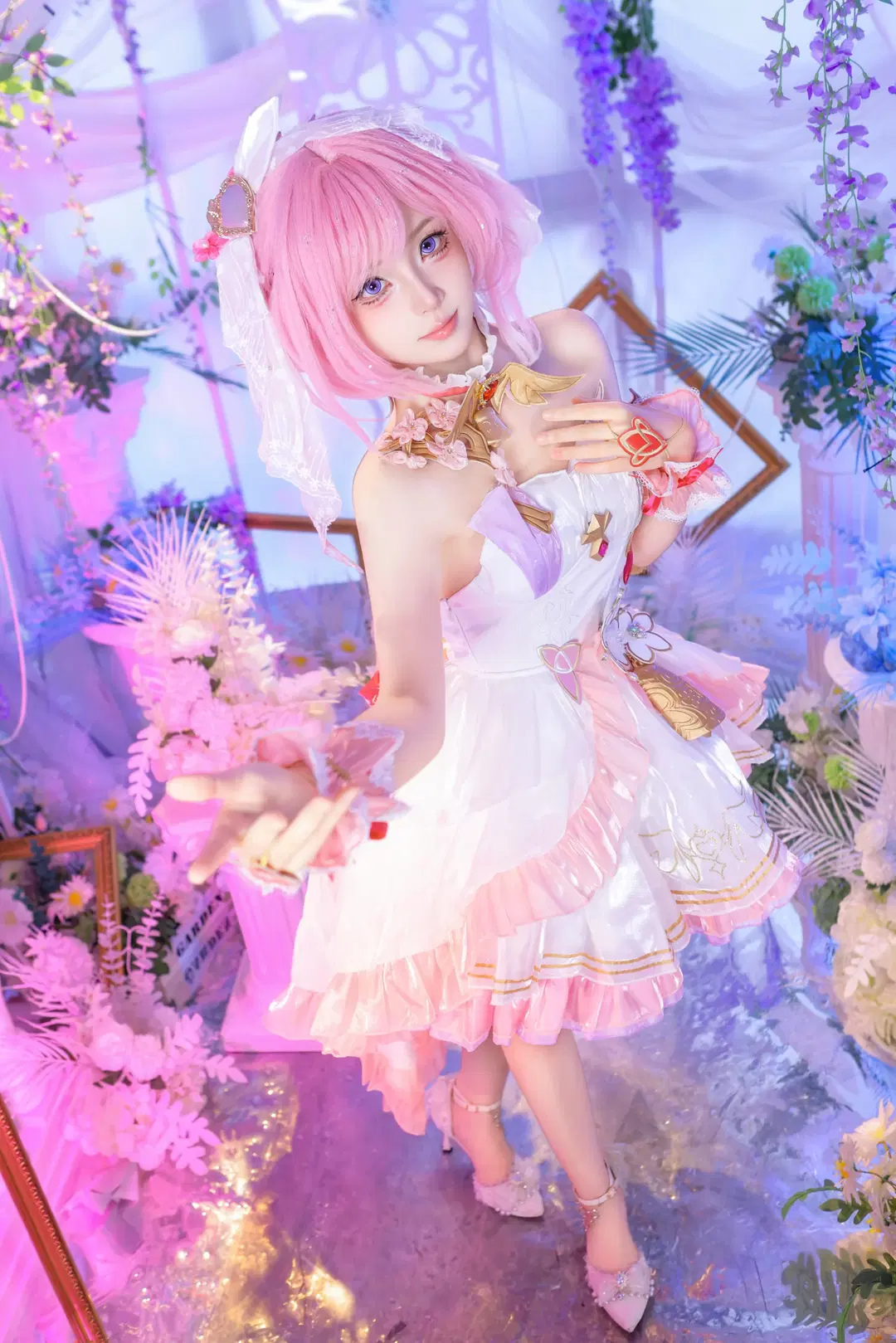【爱莉希雅cos】崩坏三花之巡礼造型记录 - 夜雨ovo - 第3张