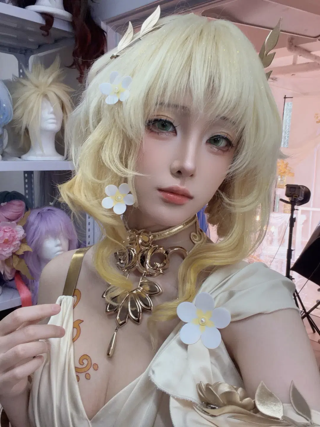 【阿格莱雅cos】崩坏星穹铁道 生命脆弱游丝的优雅姿态 - 夜雨ovo - 第3张