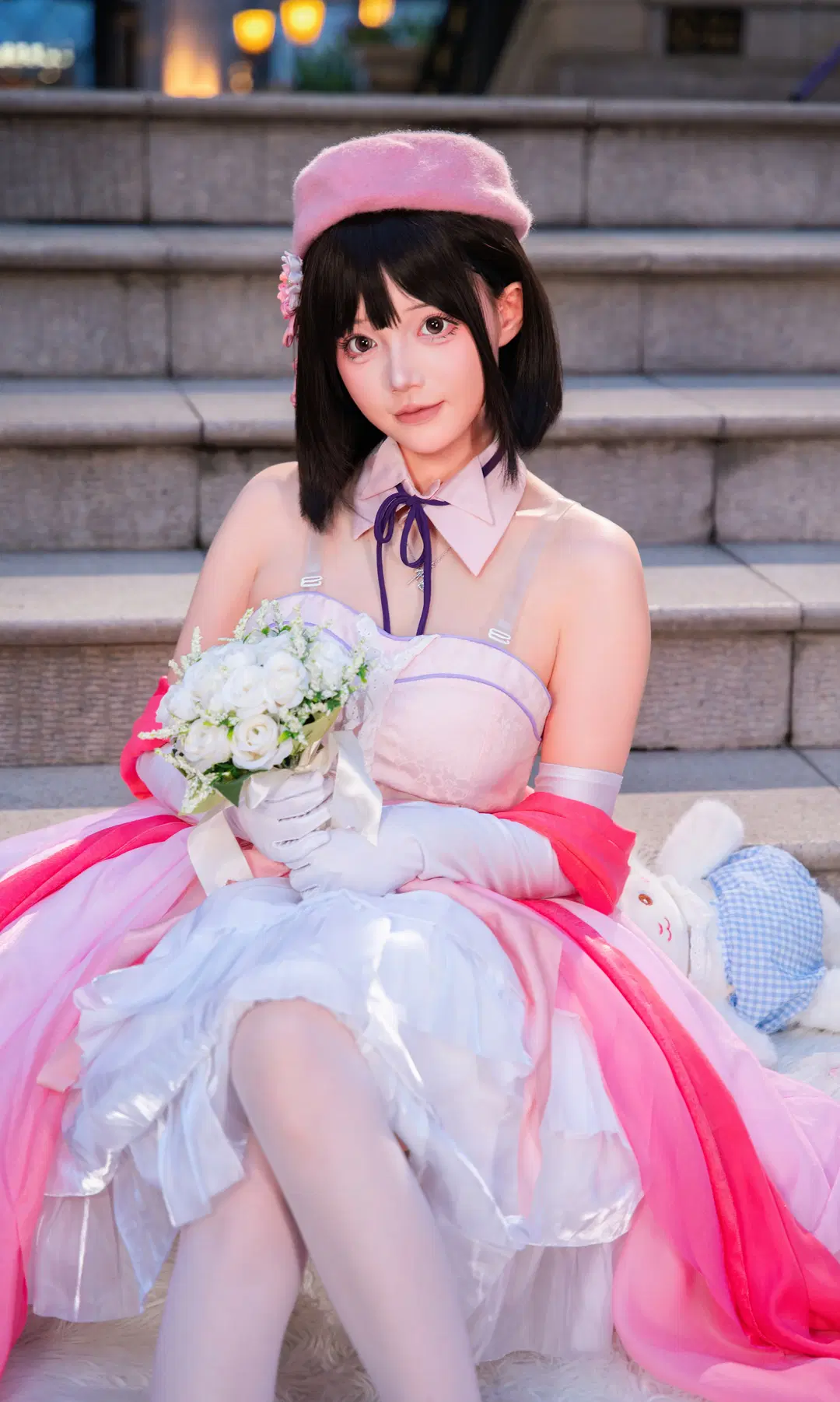 白丝, 加藤惠cos, 路人女主的养成方法, 加藤惠0923生日快乐, 春日外景写真