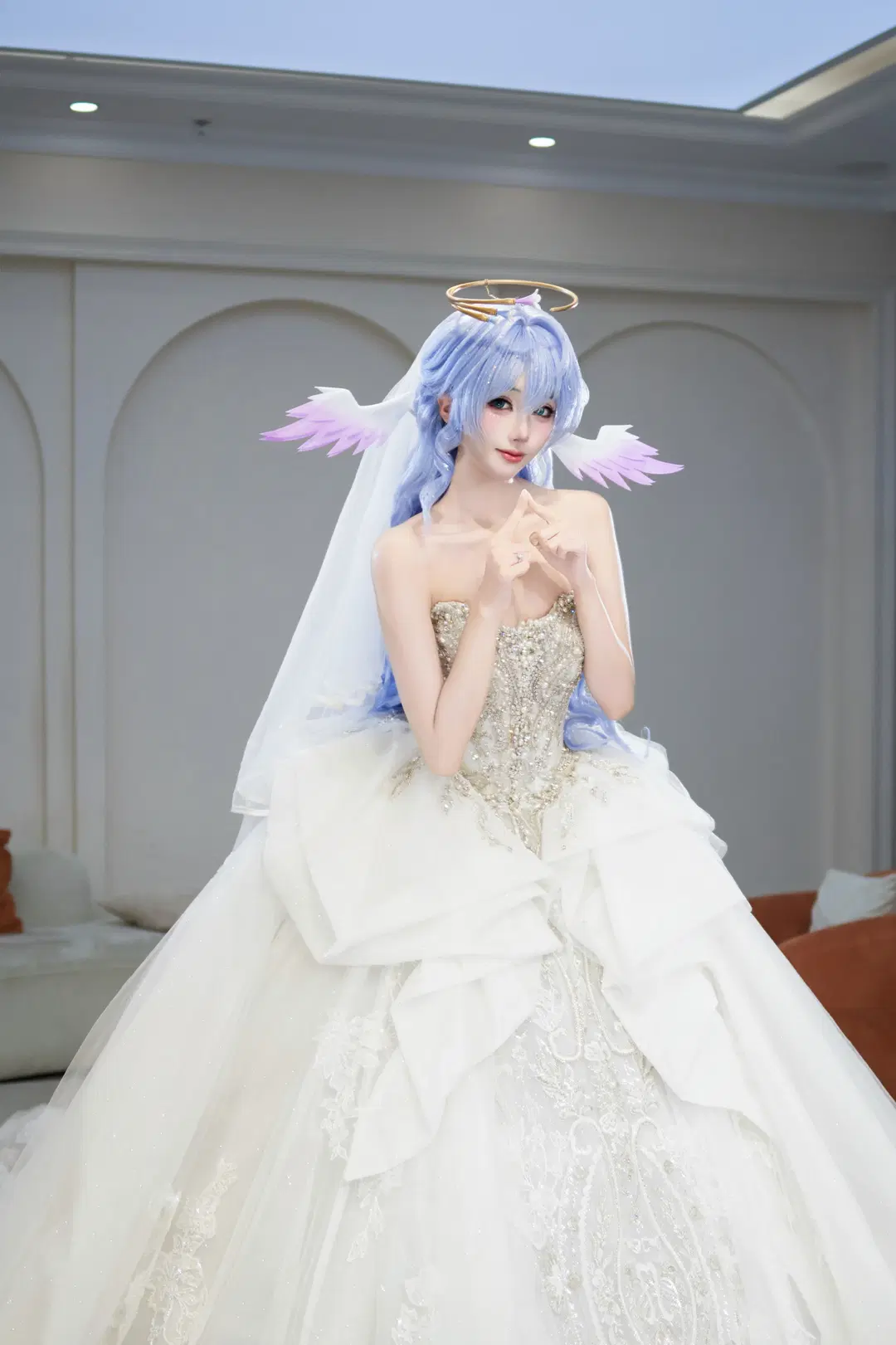 [Robin cosplay] Taking On Sunday's Angel Wedding Dress Styling by 幼安 - Image 2