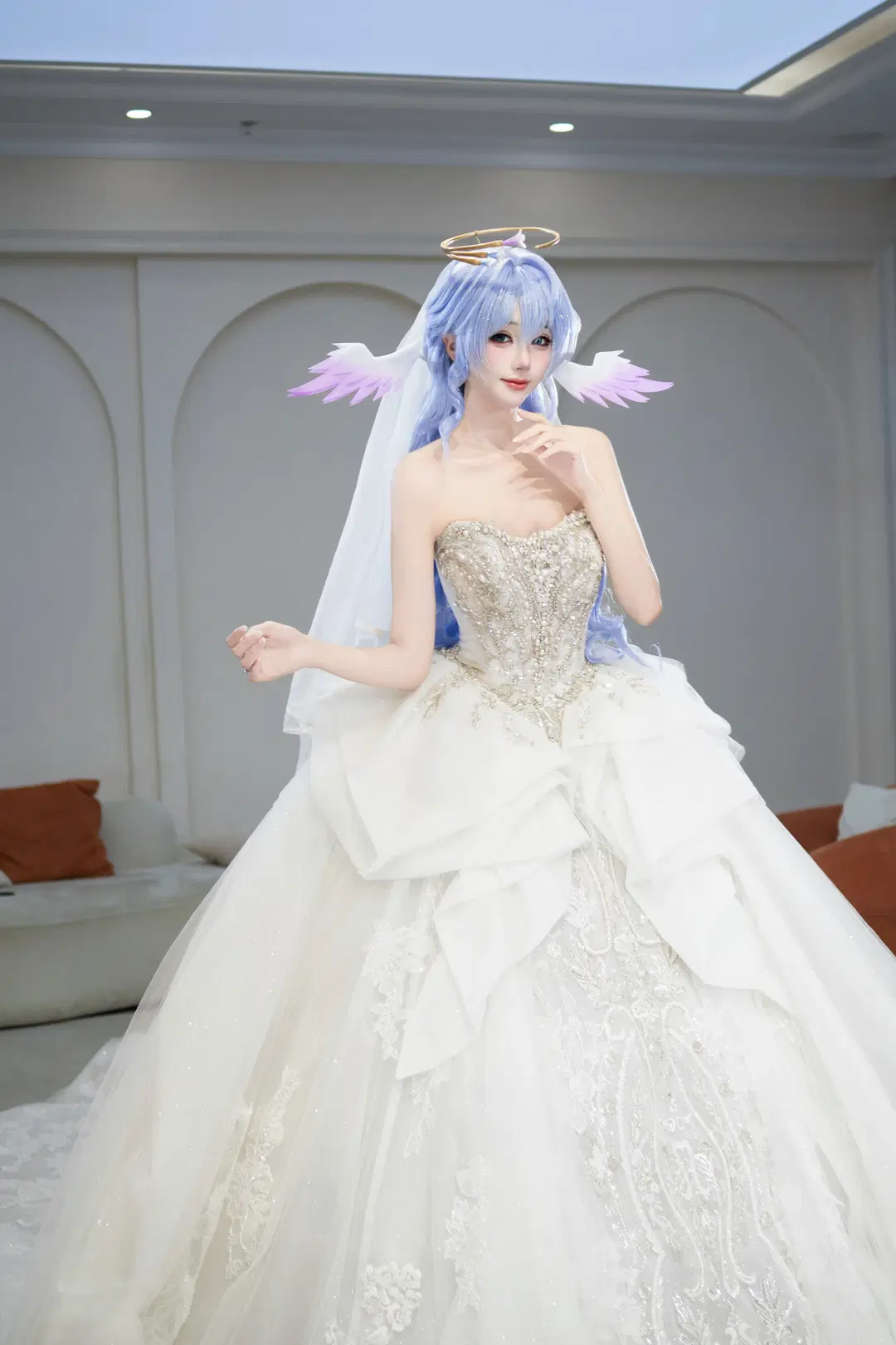 [Robin cosplay] Taking On Sunday's Angel Wedding Dress Styling by 幼安 - Image 5