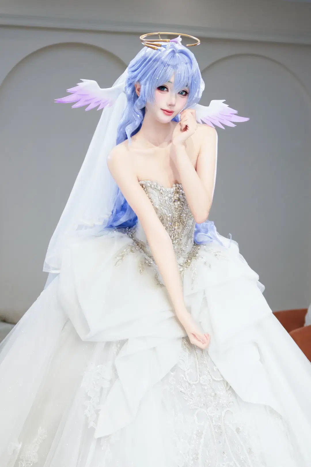 [Robin cosplay] Taking On Sunday's Angel Wedding Dress Styling by 幼安 - Image 6
