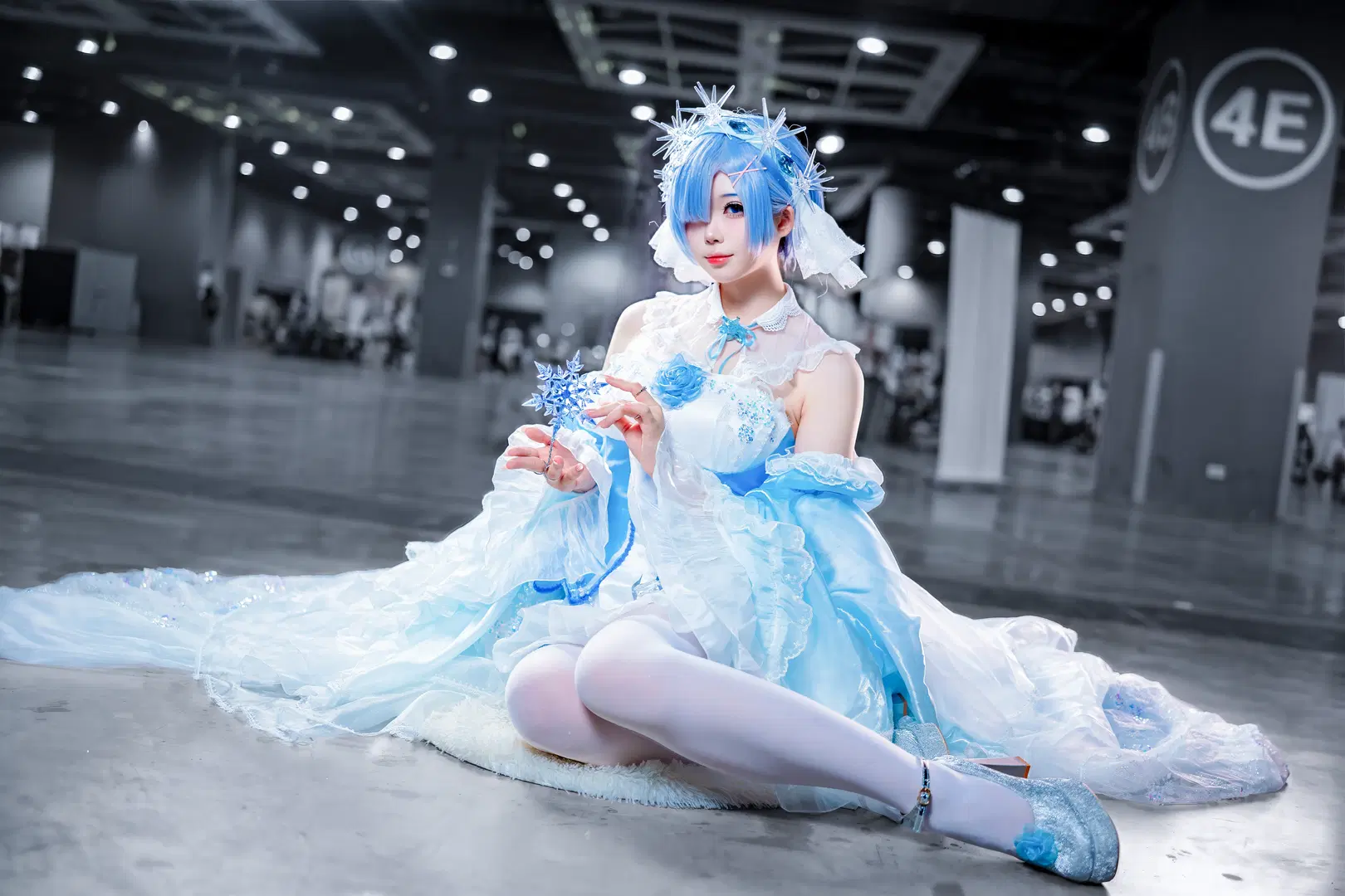 cosplay, 场照, 漫展返图, 白丝袜, 冰雪风