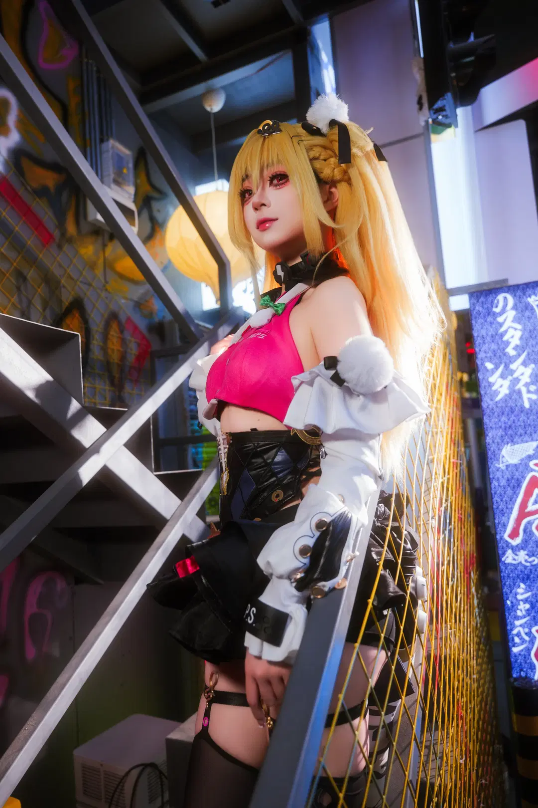 【希希芙cos】绝区零霓虹街头的机车风正片存档 - 千坂 - 第4张