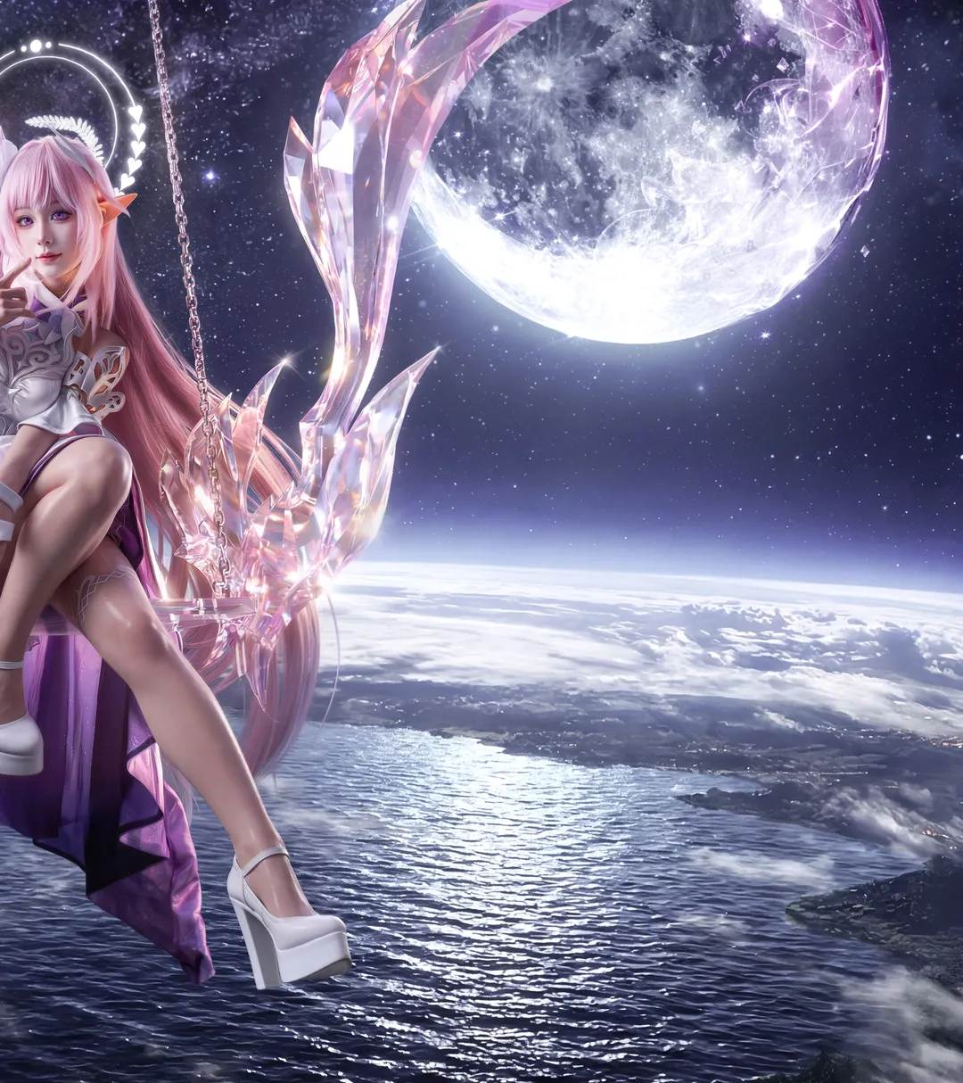 昔涟cos, 崩坏星穹铁道, 二次元cosplay, 精致妆造, 丝袜cos - 第3张