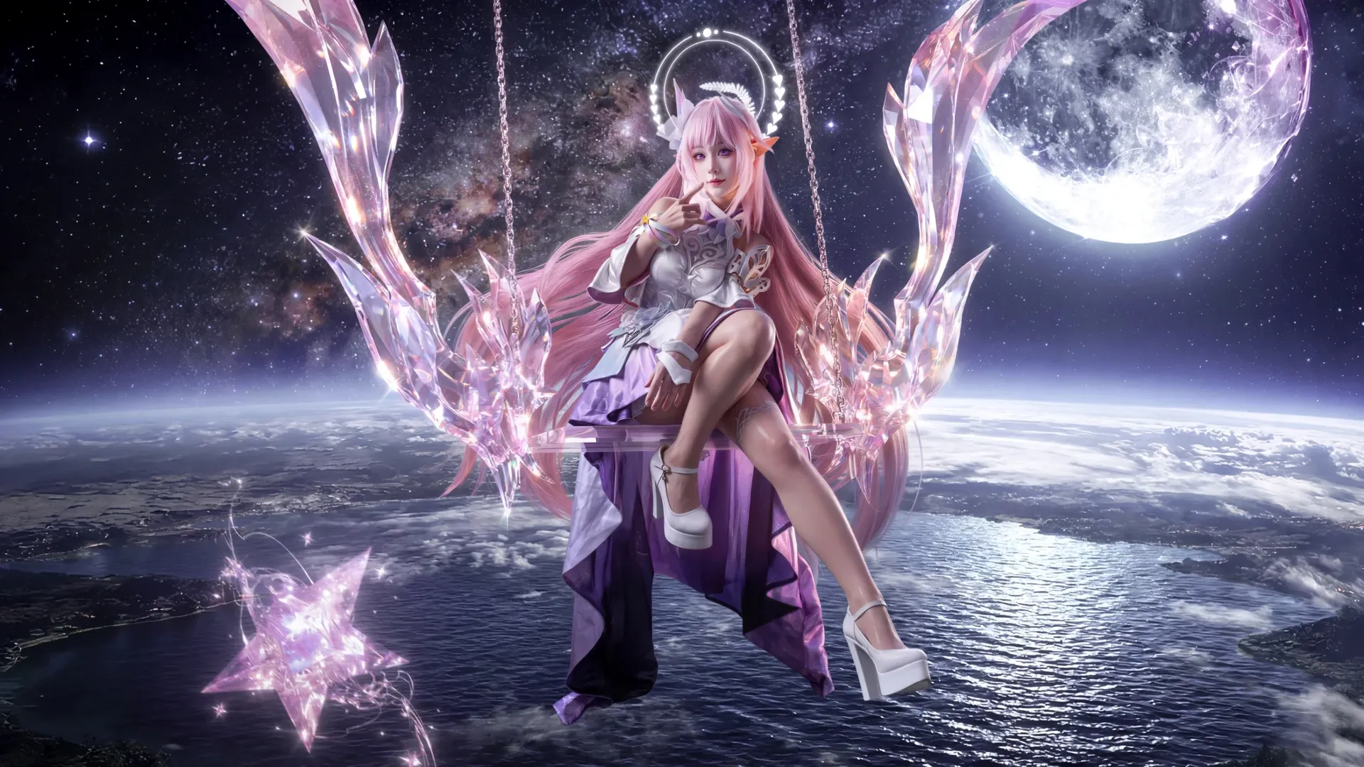 昔涟cos, 崩坏星穹铁道, 二次元cosplay, 精致妆造, 丝袜cos - 第4张