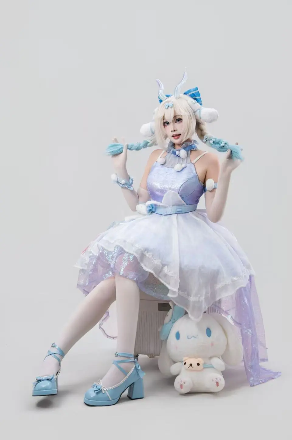 【ヨウちゃん コスプレ】シナモロール ヨウちゃん 白ホリ撮影記録 - 纪明亡命天涯 - 5枚目
