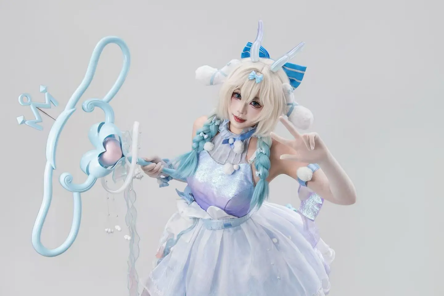 【ヨウちゃん コスプレ】シナモロール ヨウちゃん 白ホリ撮影記録 - 纪明亡命天涯 - 9枚目