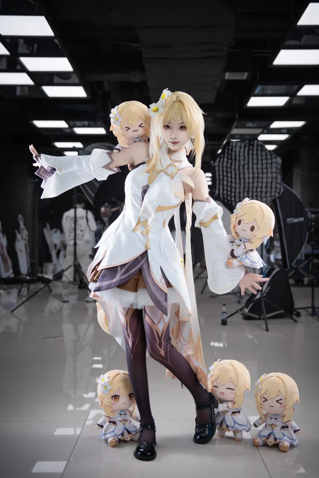 原神, 棚拍, 荧cos, 原神cosplay, 丝袜