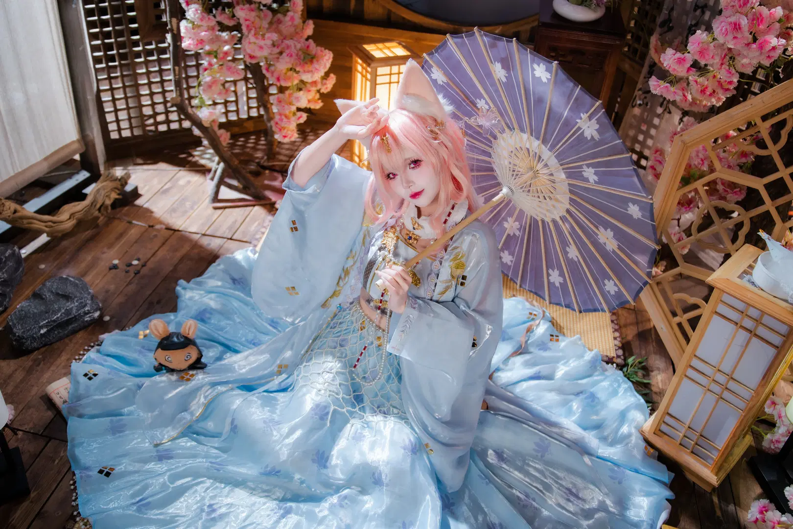 【鸿雪cos】明日方舟行梦侧畔 - 猫科狐狸米缸（痴呆版） - 第5张