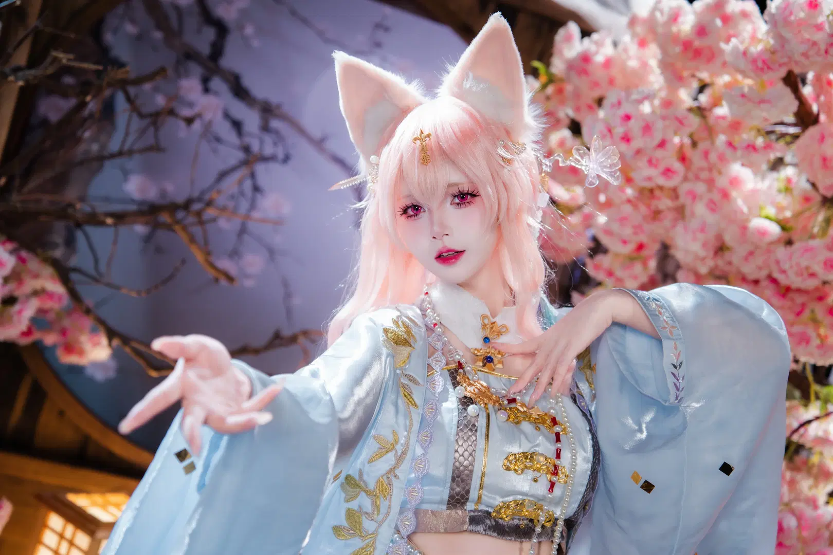 【鸿雪cos】明日方舟行梦侧畔 - 猫科狐狸米缸（痴呆版） - 第6张