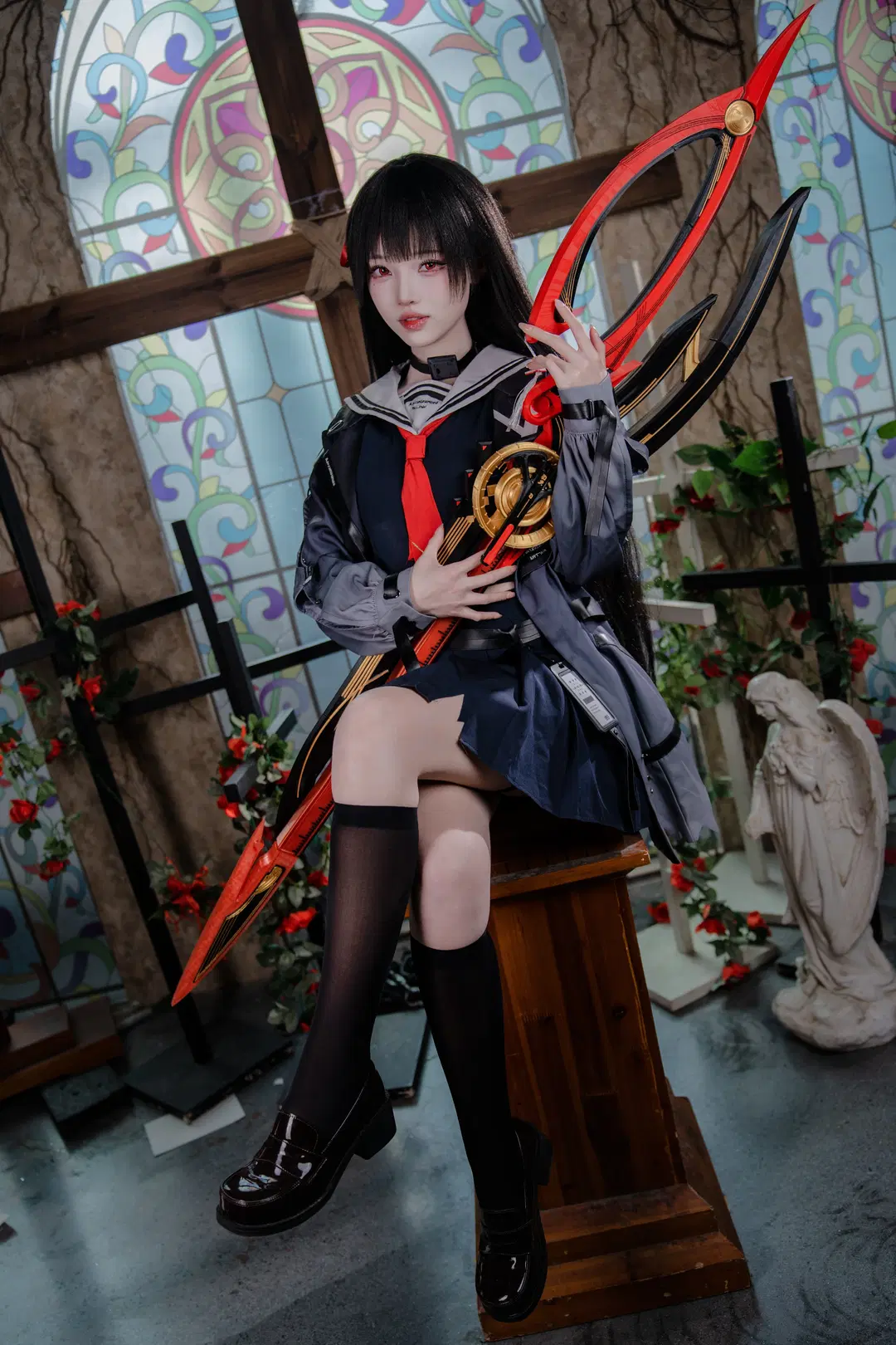 【千咲 コスプレ】『鳴潮』の残局、我が手で切り裂かん - 猫科狐狸米缸（痴呆版） - 4枚目