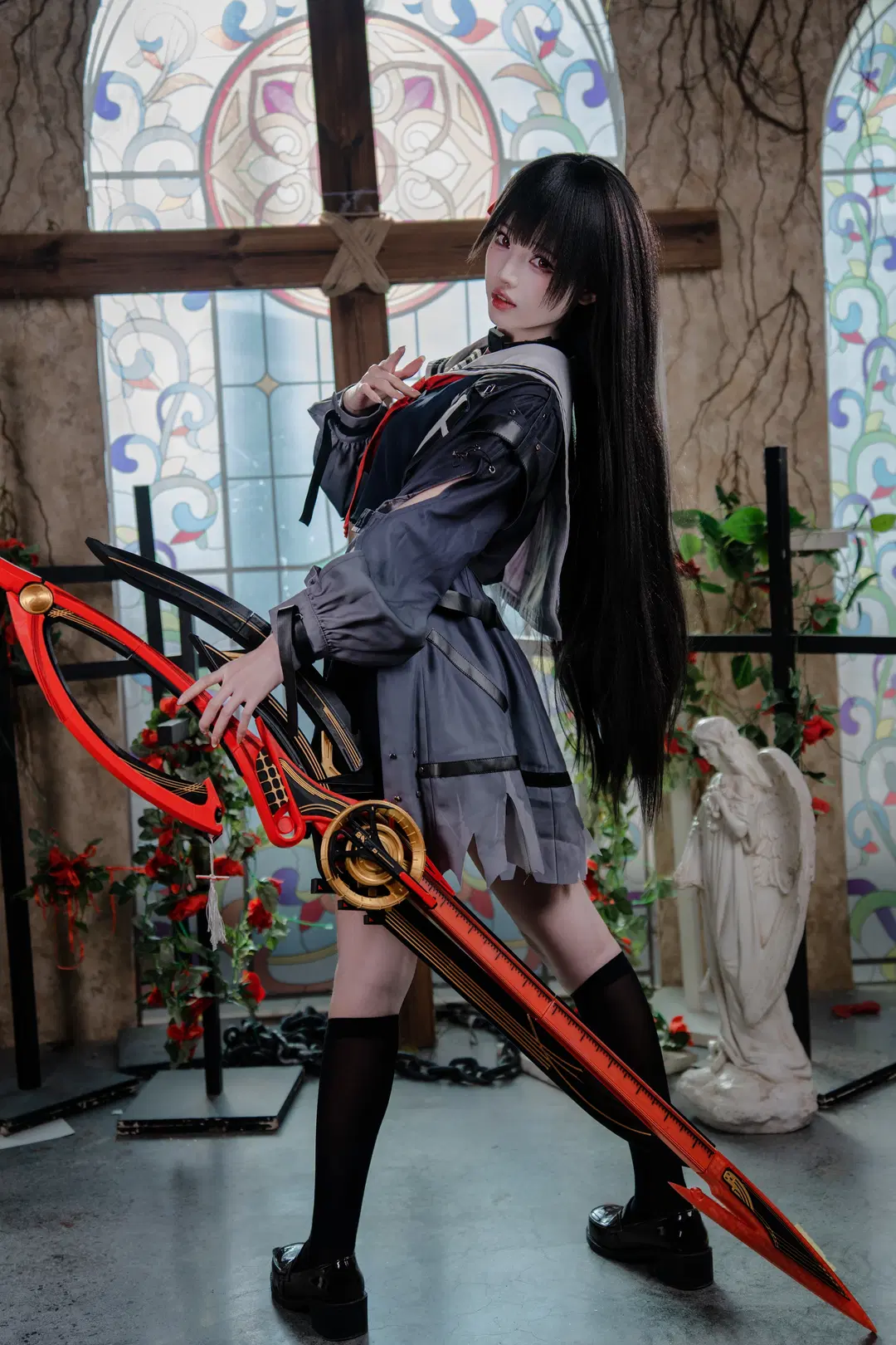 【千咲 コスプレ】『鳴潮』の残局、我が手で切り裂かん - 猫科狐狸米缸（痴呆版） - 5枚目