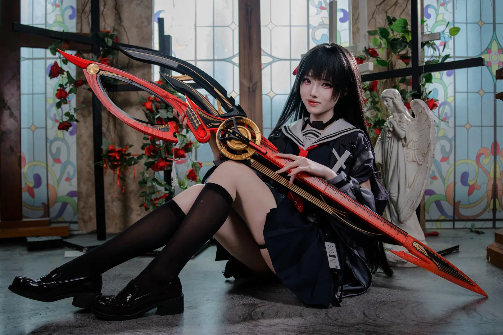 【千咲 コスプレ】『鳴潮』の残局、我が手で切り裂かん - 猫科狐狸米缸（痴呆版） - 7枚目