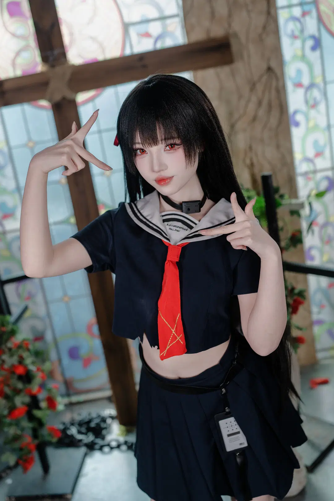 【千咲 コスプレ】『鳴潮』の残局、我が手で切り裂かん - 猫科狐狸米缸（痴呆版） - 8枚目