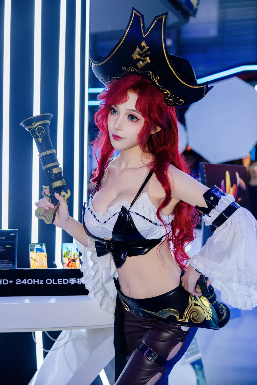 ChinaJoy, 游戏角色扮演, 英雄联盟, 厄运小姐cos, 海盗风