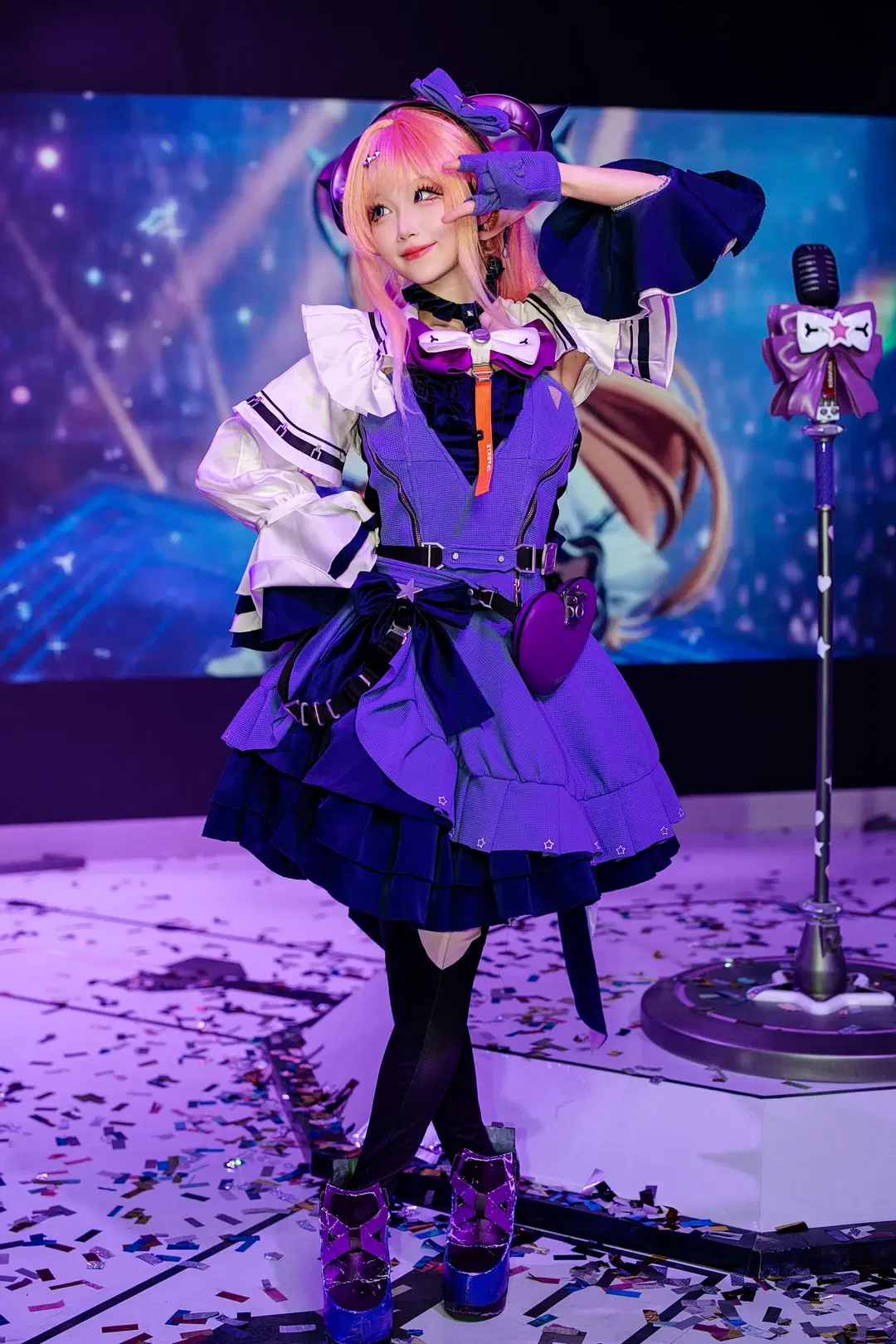 リーノのコスプレ, 舞台風コスプレ, ハイパーグリフカーニバル, ストッキング コスプレ, アークナイツ：エンドフィールド