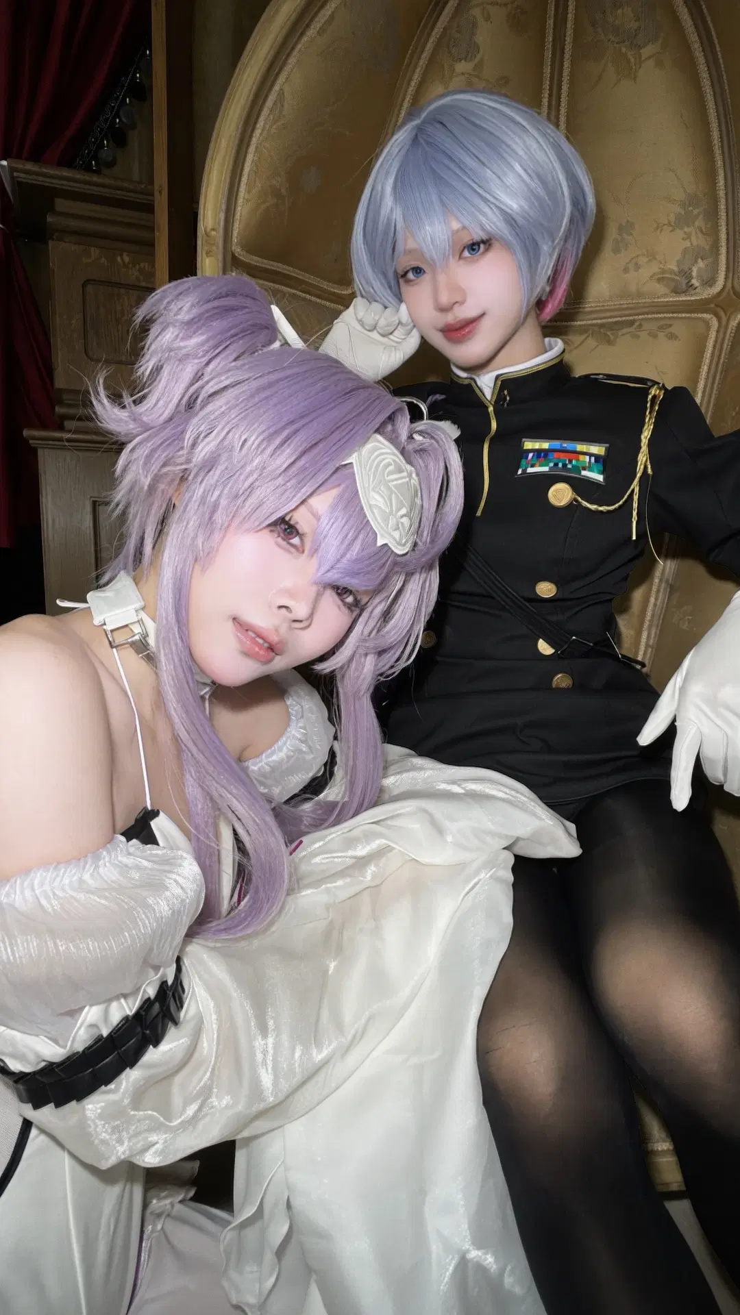 胜利女神妮姬, 黑丝, 莉贝雷利奥cos, 军装cos, 莉莉维斯cos