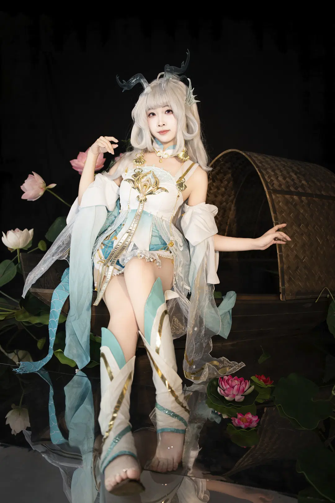 コスプレ, オナー・オブ・キングス, 西施コスプレ, 游龍清影, 白ストッキング