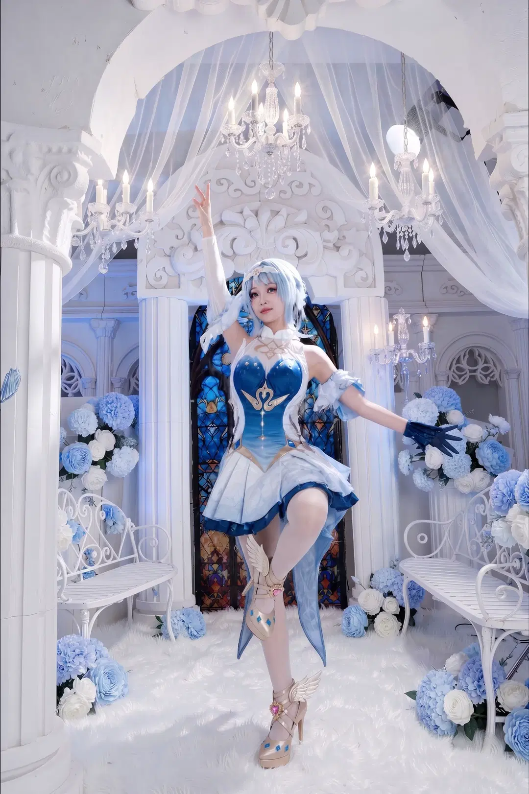 【Odette cosplay】Genshin Impact Ballerina: Winter Frost and Whirling Wings by Cosmos远辰 - Image 3