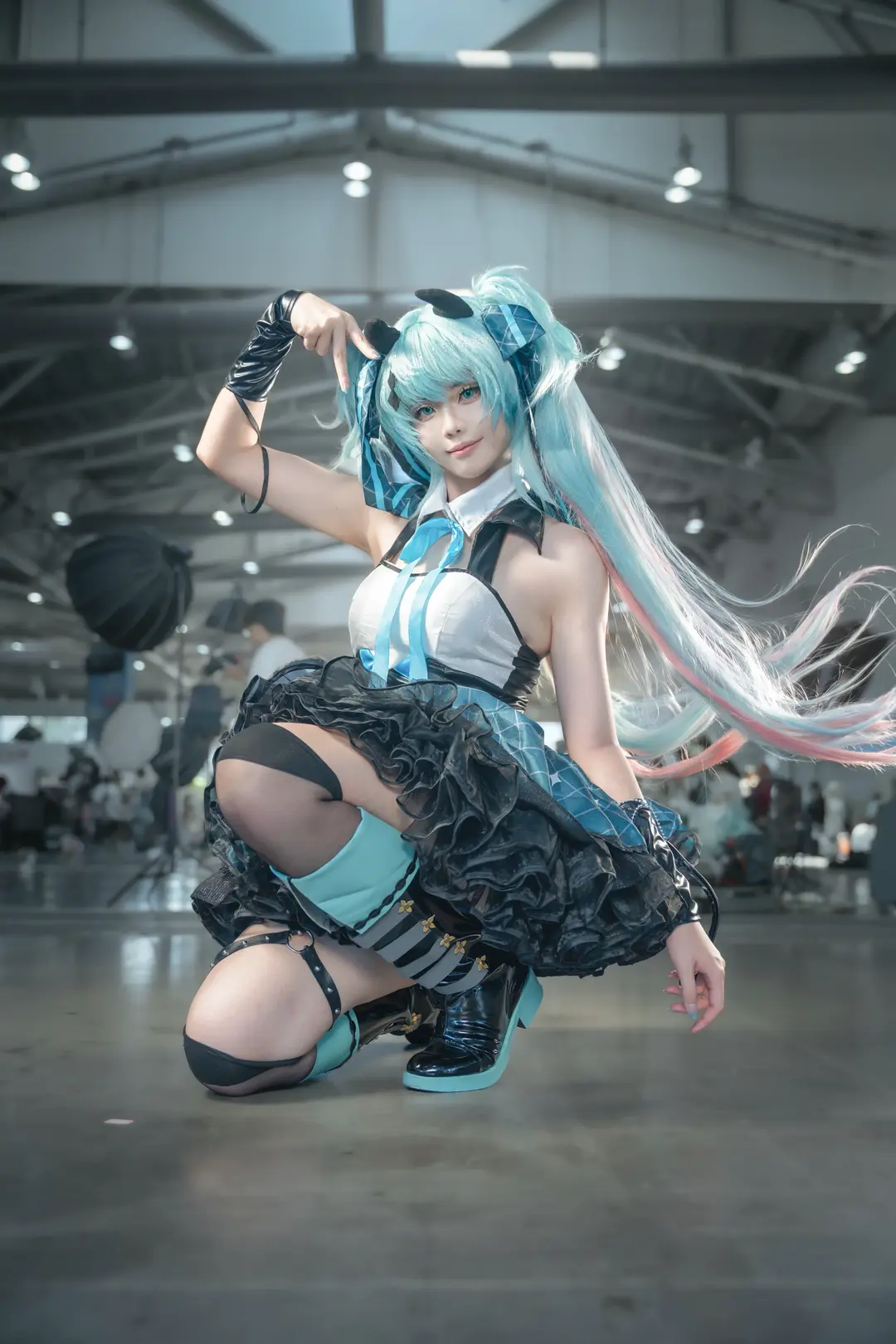 cosplay, 初音未來cos, 絲襪, 初始之音響徹未來, 中山AS漫展 - 第1張