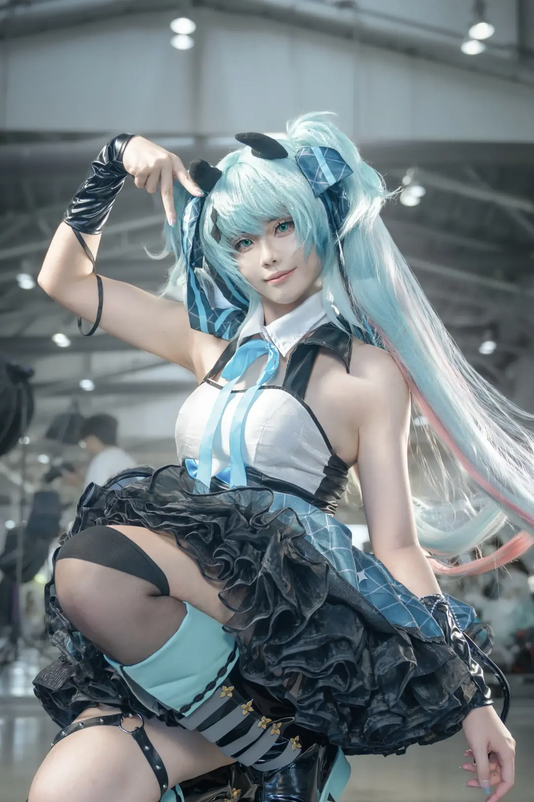 cosplay, 初音未來cos, 絲襪, 初始之音響徹未來, 中山AS漫展