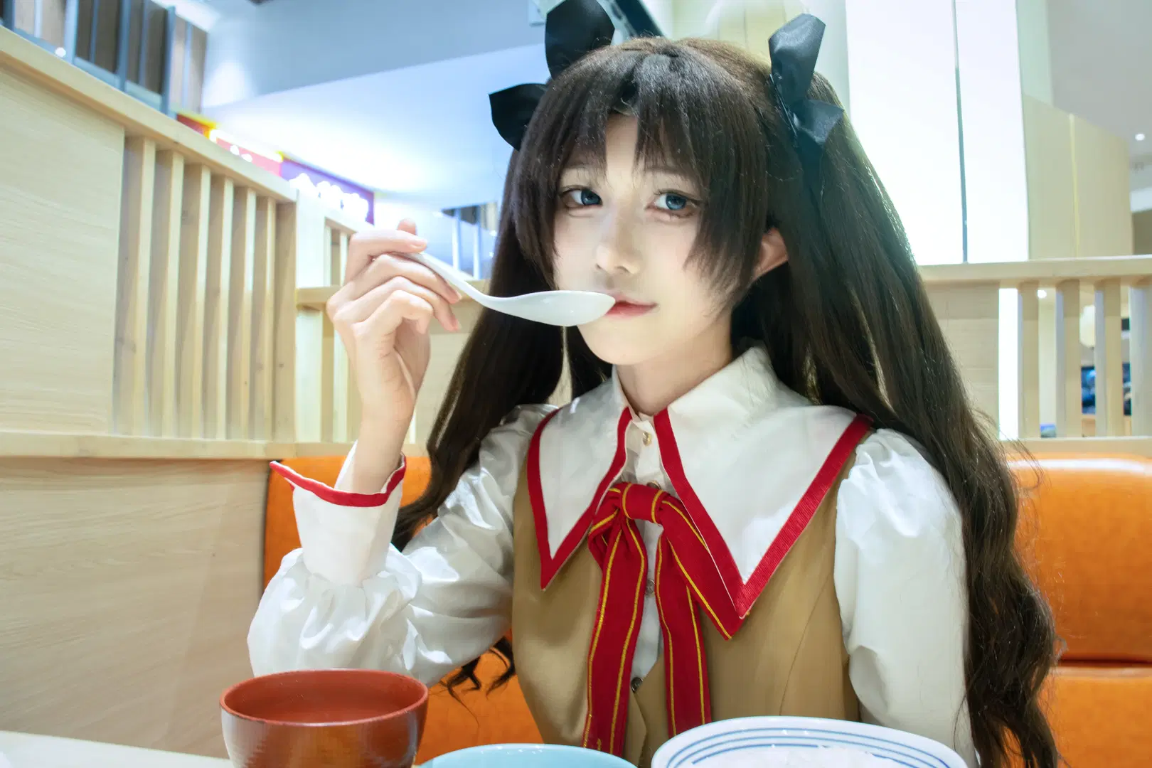 【遠坂凜cos】雙馬尾與黑絲的經典學院風還原 - 配角一奈 - 第7張
