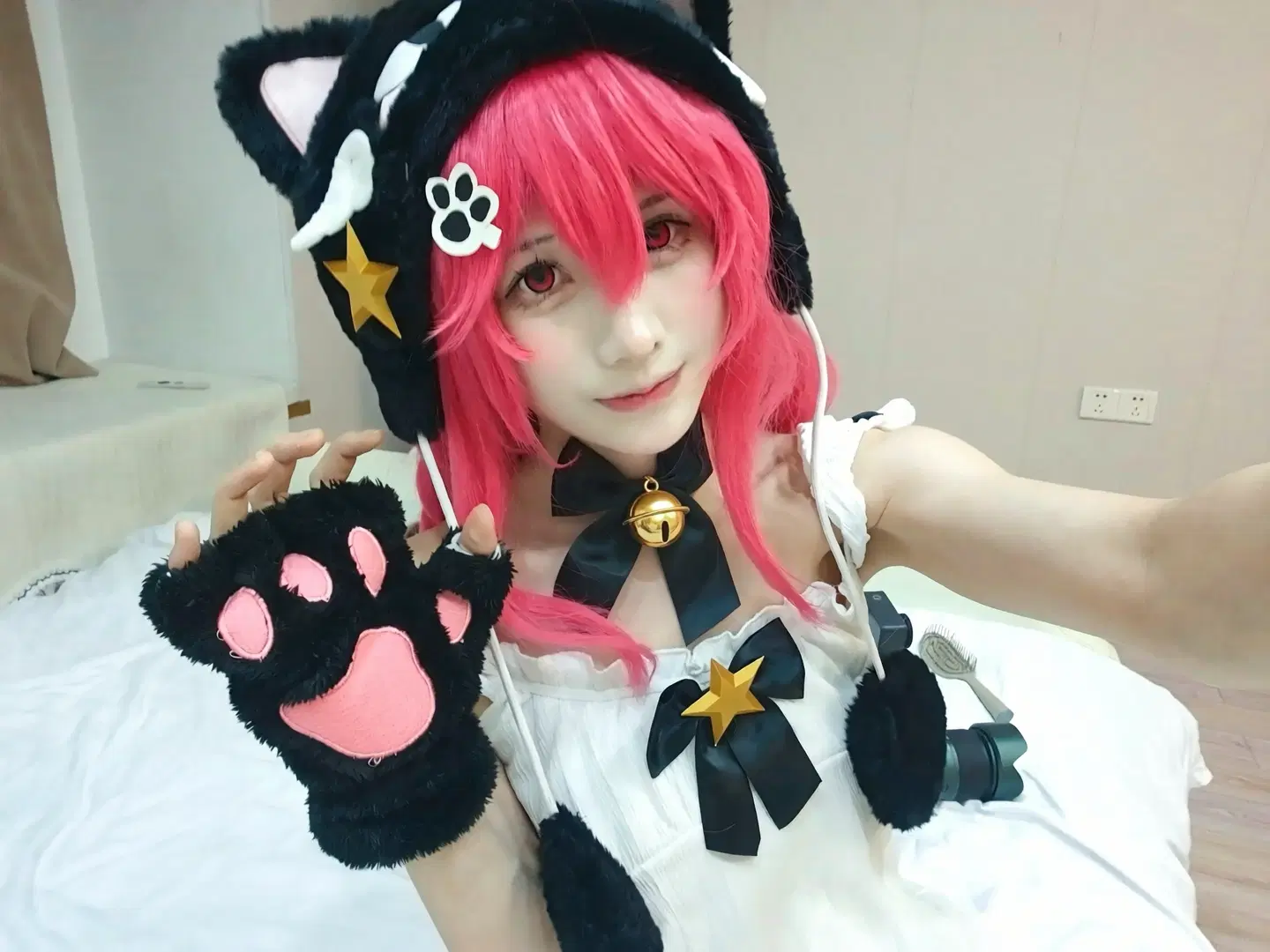 cosplay, 异环, 娜娜莉cos, 猫耳娘, 居家服