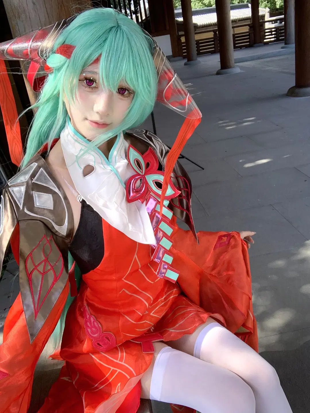 cosplay, 王者荣耀, 少司缘cos, 白丝, 香山寺
