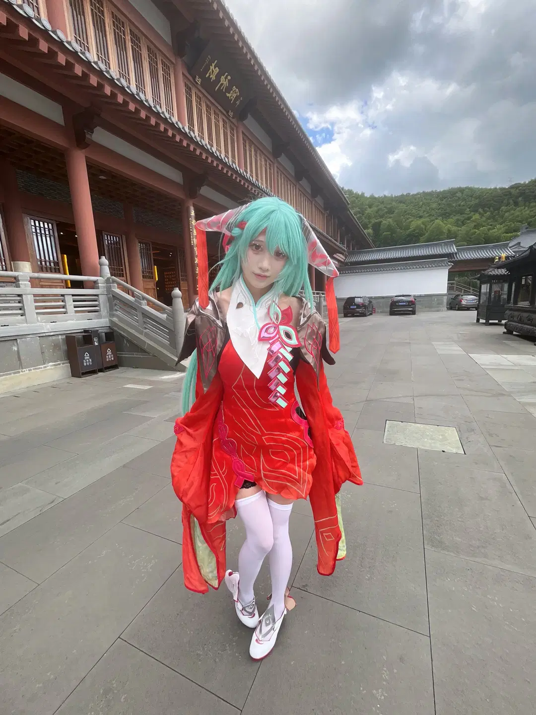 【少司缘cos】王者荣耀里的绿发红衣小财迷 - 配角一奈 - 第4张