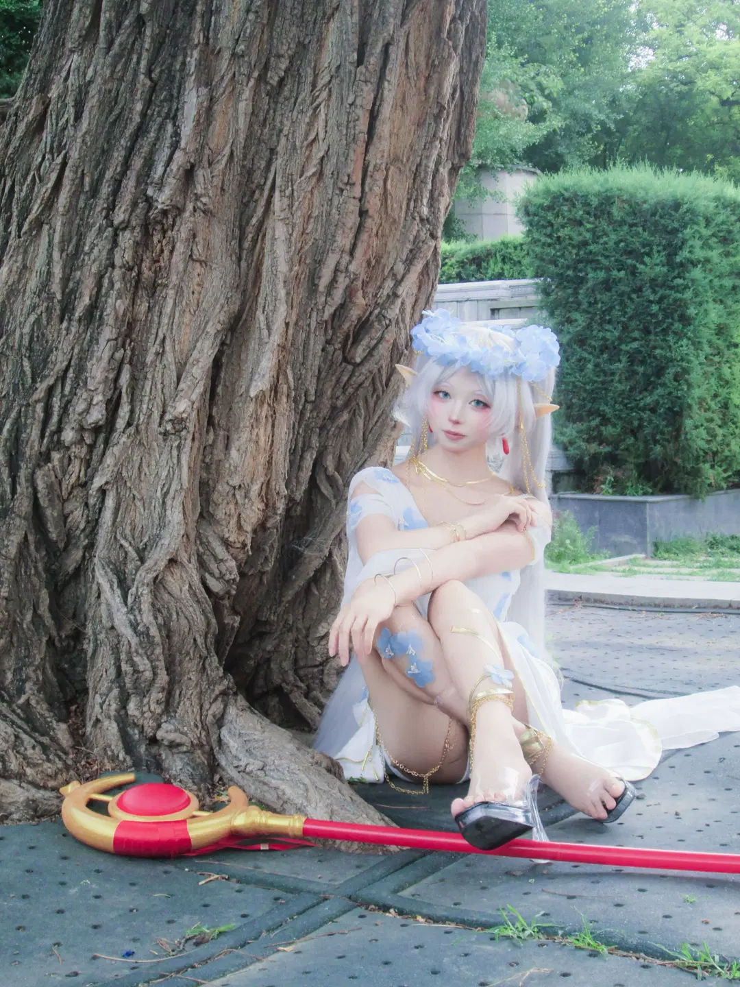 【フリーレン コスプレ】葬送のフリーレン 寒色系CCDカメラ撮影で魅せる静謐な雰囲気 - 星空 - 11枚目