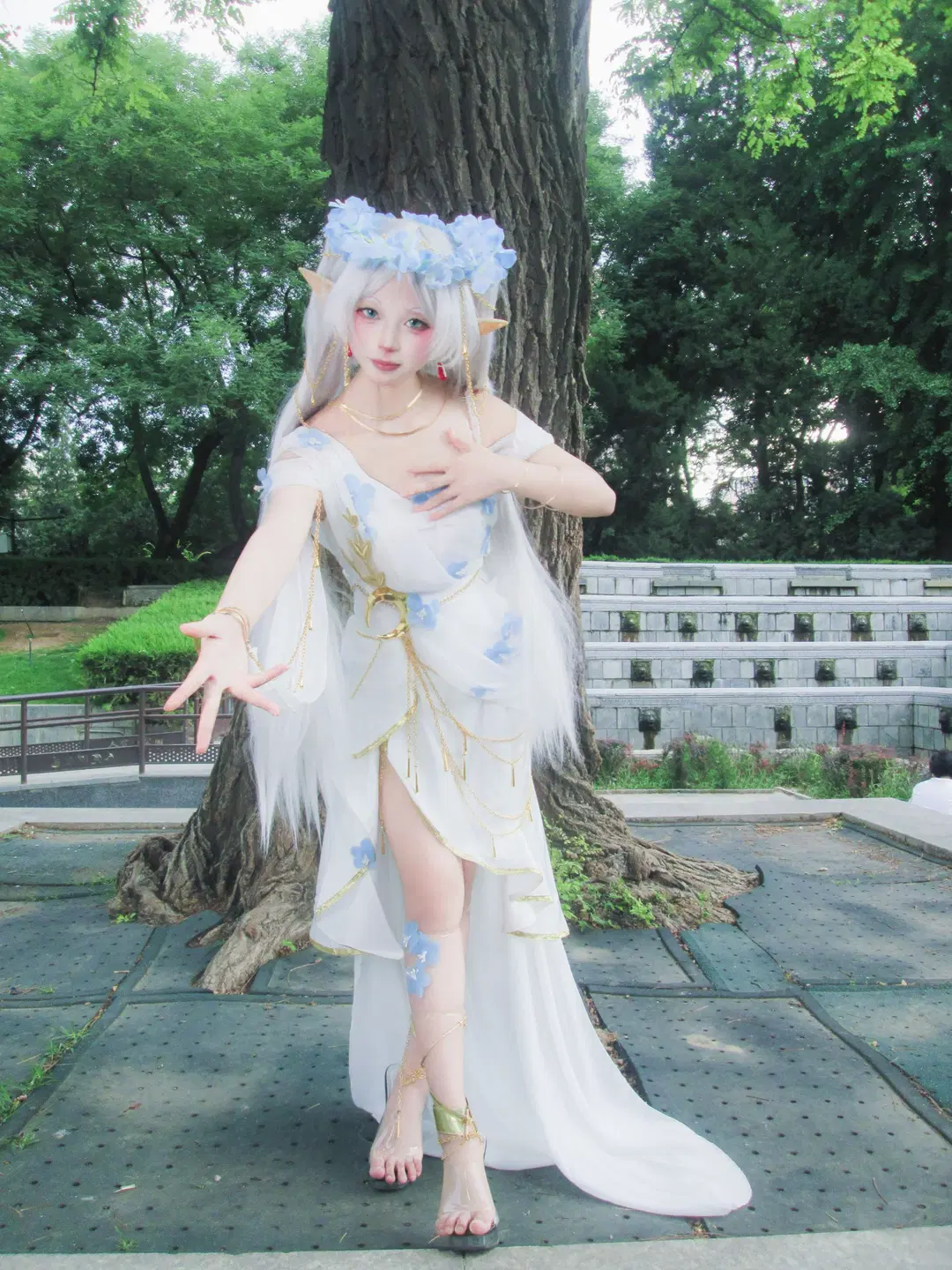 【フリーレン コスプレ】葬送のフリーレン 寒色系CCDカメラ撮影で魅せる静謐な雰囲気 - 星空 - 13枚目
