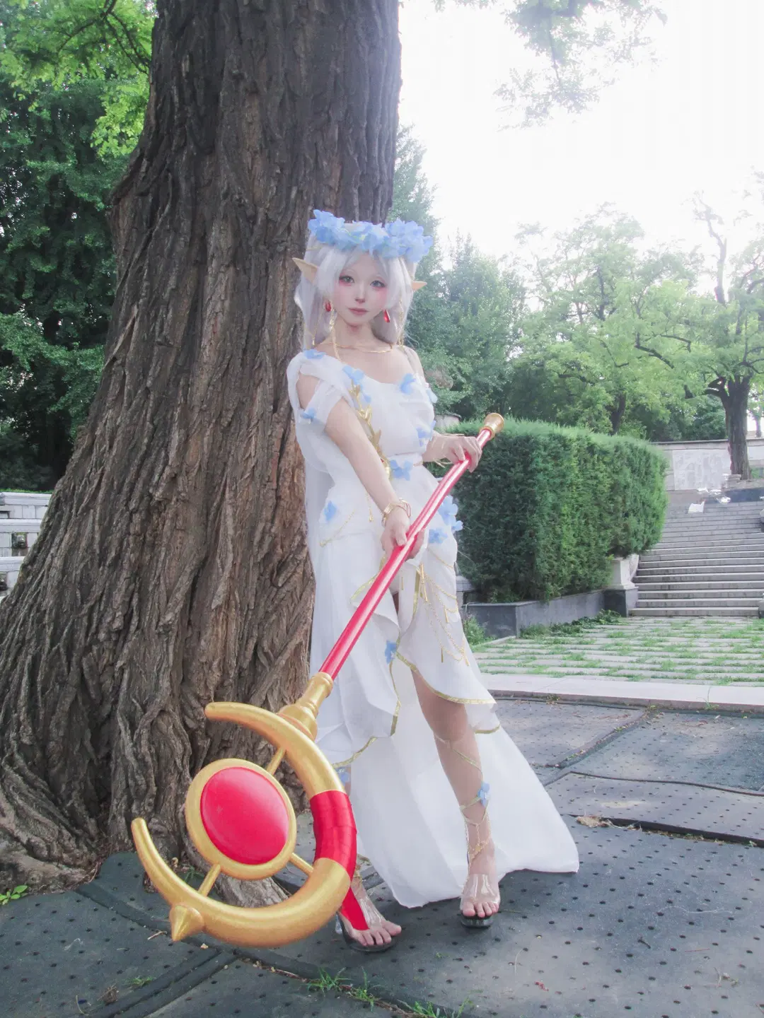 【フリーレン コスプレ】葬送のフリーレン 寒色系CCDカメラ撮影で魅せる静謐な雰囲気 - 星空 - 15枚目