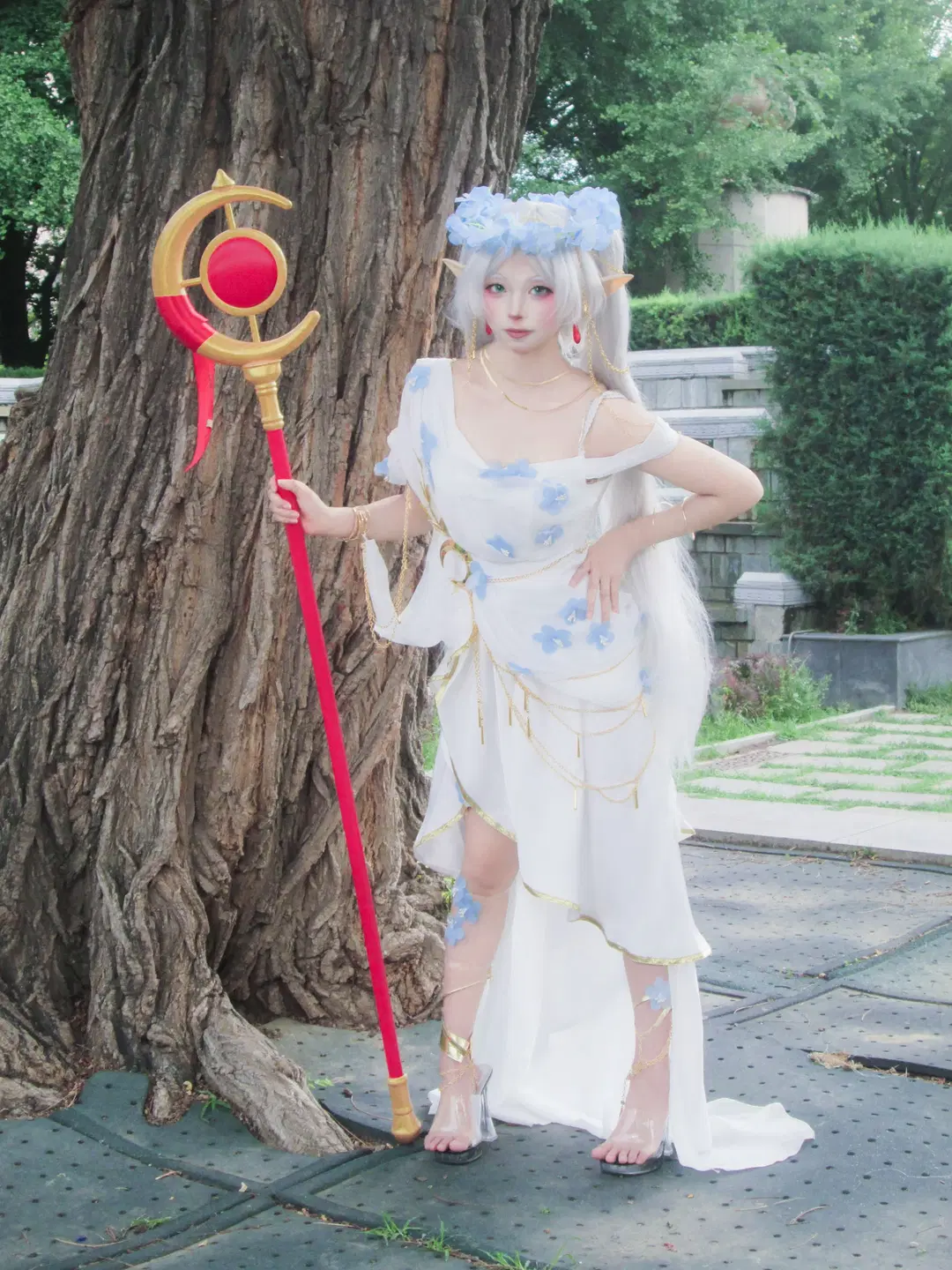 【フリーレン コスプレ】葬送のフリーレン 寒色系CCDカメラ撮影で魅せる静謐な雰囲気 - 星空 - 3枚目