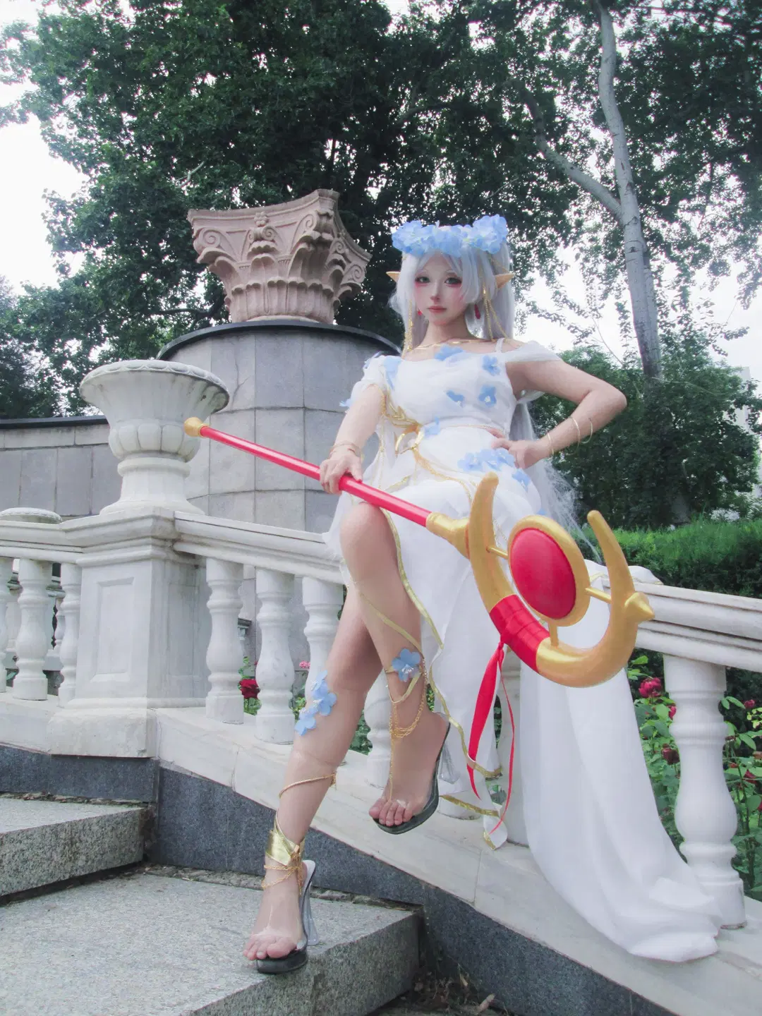 【フリーレン コスプレ】葬送のフリーレン 寒色系CCDカメラ撮影で魅せる静謐な雰囲気 - 星空 - 4枚目